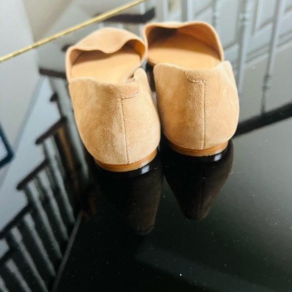 J. Crew suede Tan Flats Sleek Design Versatile - Picture 3 of 5